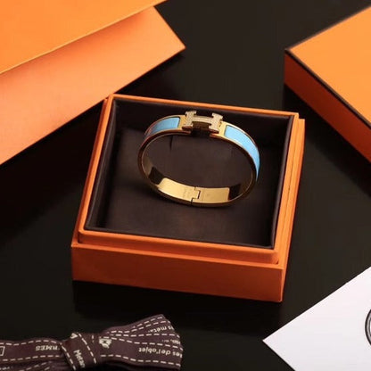 [Clara Jewels]H CLOUD BLUE BRACELET GOLD DIAMOND