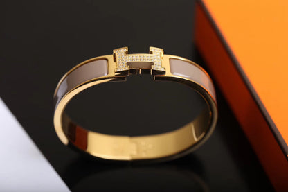 [Clara Jewels]H BRACELET GOLD DIAMOND