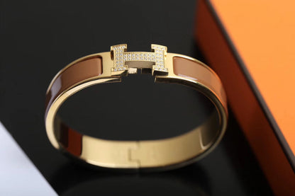 [Clara Jewels]H BRACELET GOLD DIAMOND