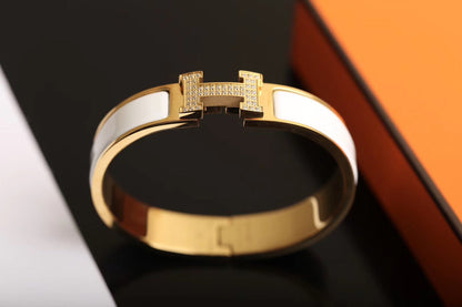 [Clara Jewels]H BRACELET GOLD DIAMOND