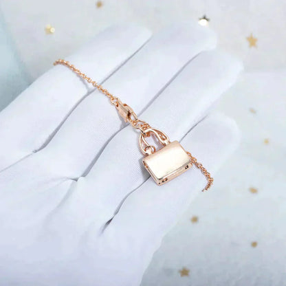 [Clara Jewels]AMULETTE PEDANT ROSE GOLD NECKLACE