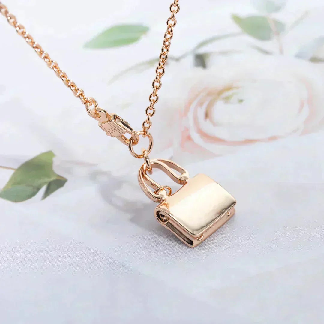 [Clara Jewels]AMULETTE PEDANT ROSE GOLD NECKLACE