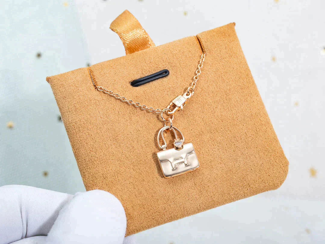 [Clara Jewels]AMULETTE PEDANT ROSE GOLD NECKLACE