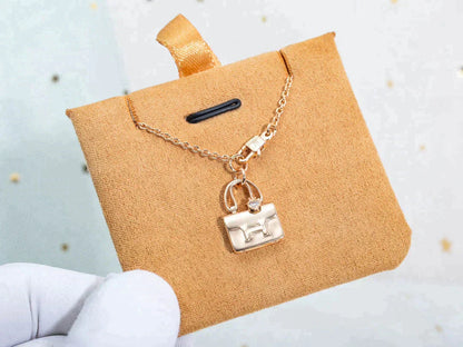 [Clara Jewels]AMULETTE PEDANT ROSE GOLD NECKLACE
