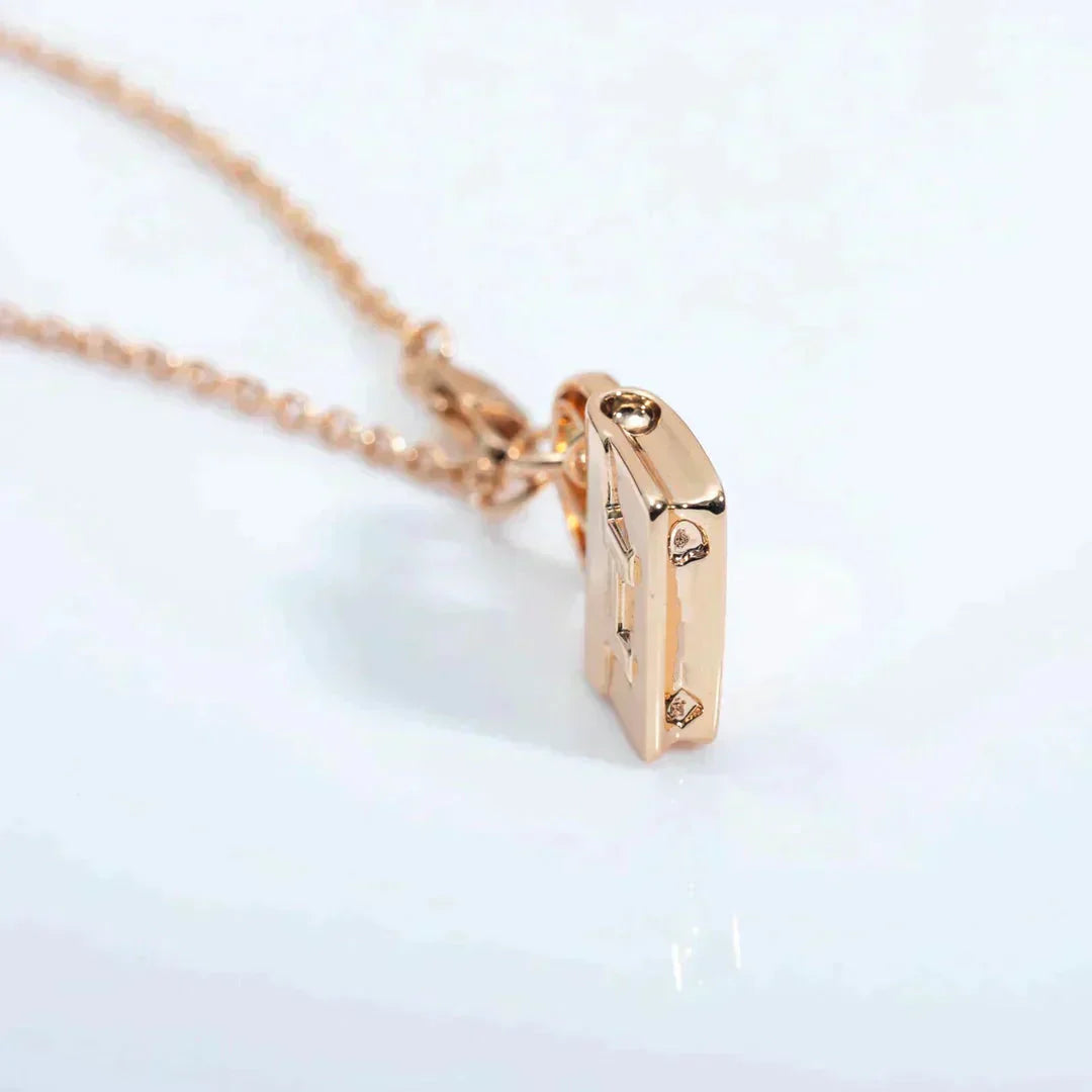 [Clara Jewels]AMULETTE PEDANT ROSE GOLD NECKLACE