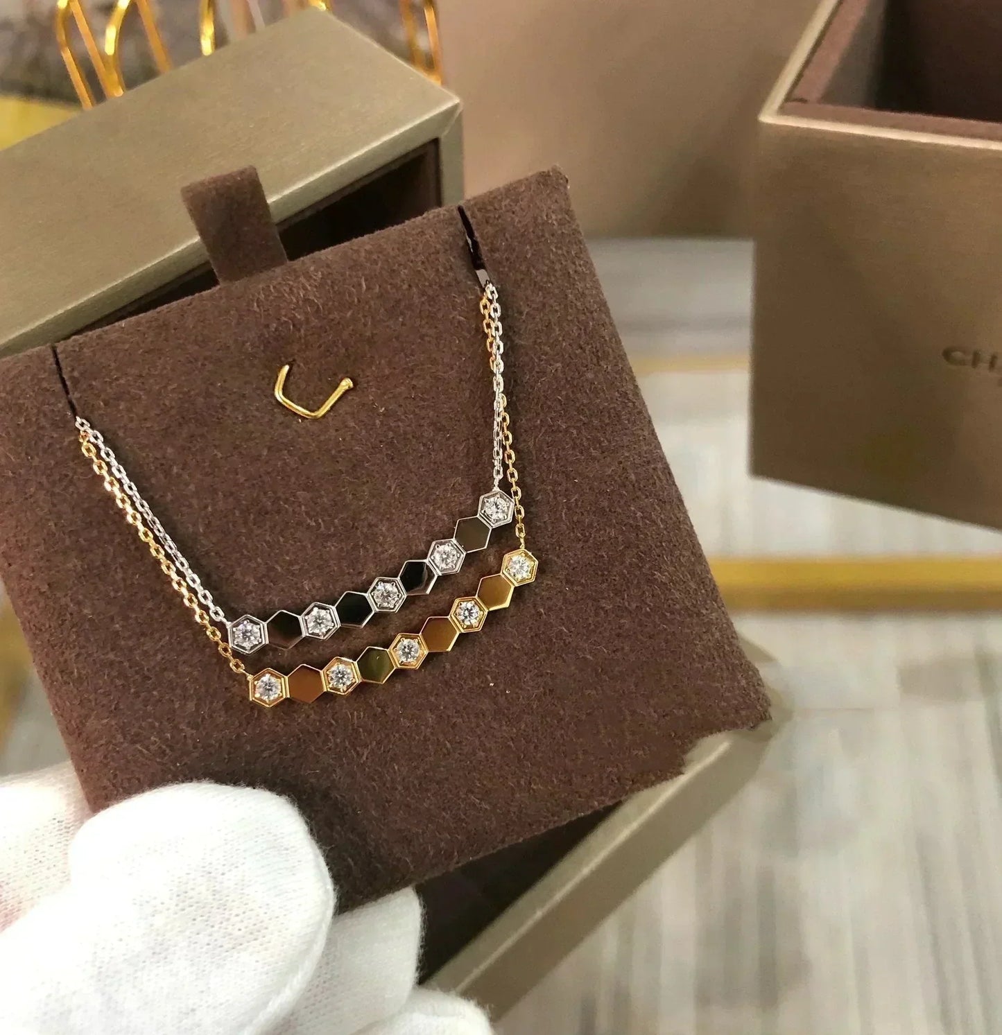 [Clara Jewels]BEE LOVE NECKLACE DIAMOND