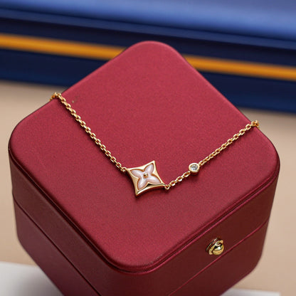 [Clara Jewels]STAR 1 DIAMOND PINK GOLD BRACELET