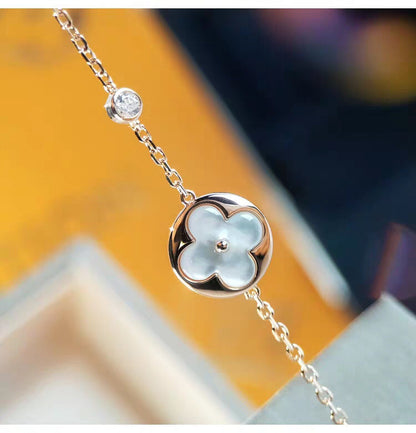 [Clara Jewels]SUN MOP GOLD 1 DIAMOND NECKLACE