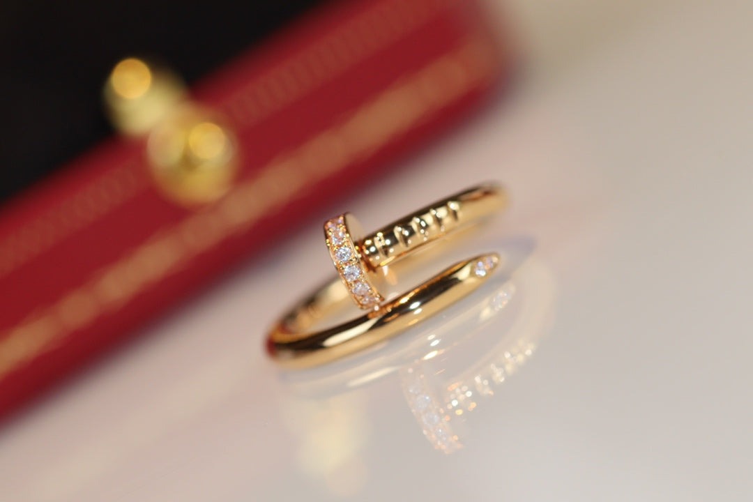 [Clara Jewels]JUSTE RING 2.65MM GOLD DIAMOND