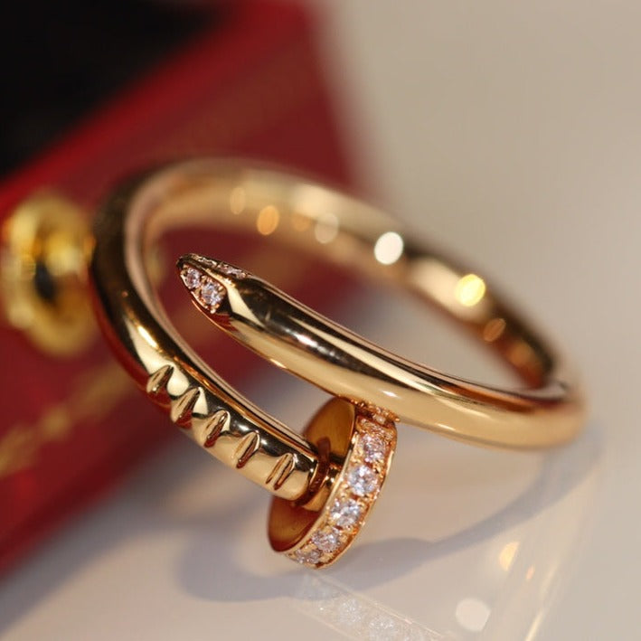 [Clara Jewels]JUSTE RING 2.65MM GOLD DIAMOND