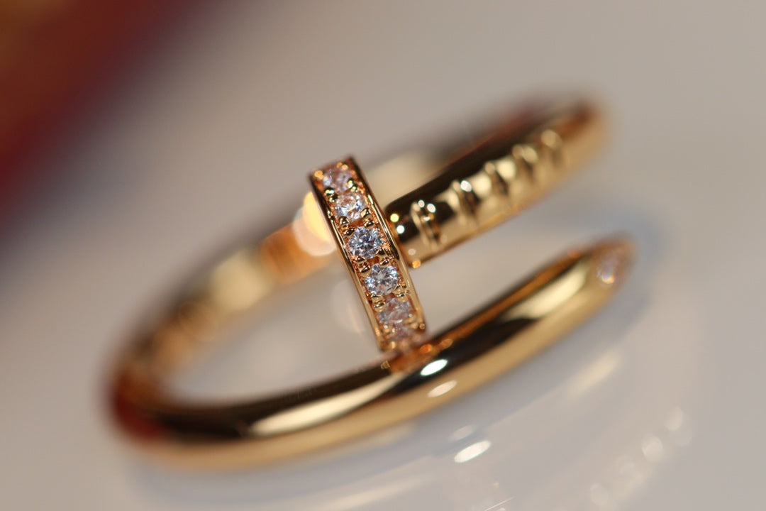 [Clara Jewels]JUSTE RING 2.65MM GOLD DIAMOND
