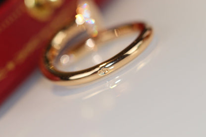 [Clara Jewels]JUSTE RING 2.65MM GOLD DIAMOND