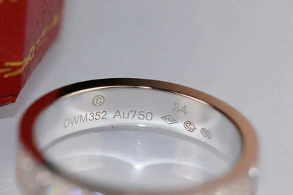 [Clara Jewels]LOVE RING 3.6MM DIAMOND PAVED