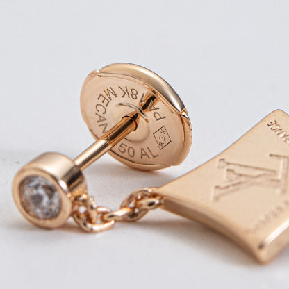 [Clara Jewels]STAR DIAMONDS EARRINGS GOLD