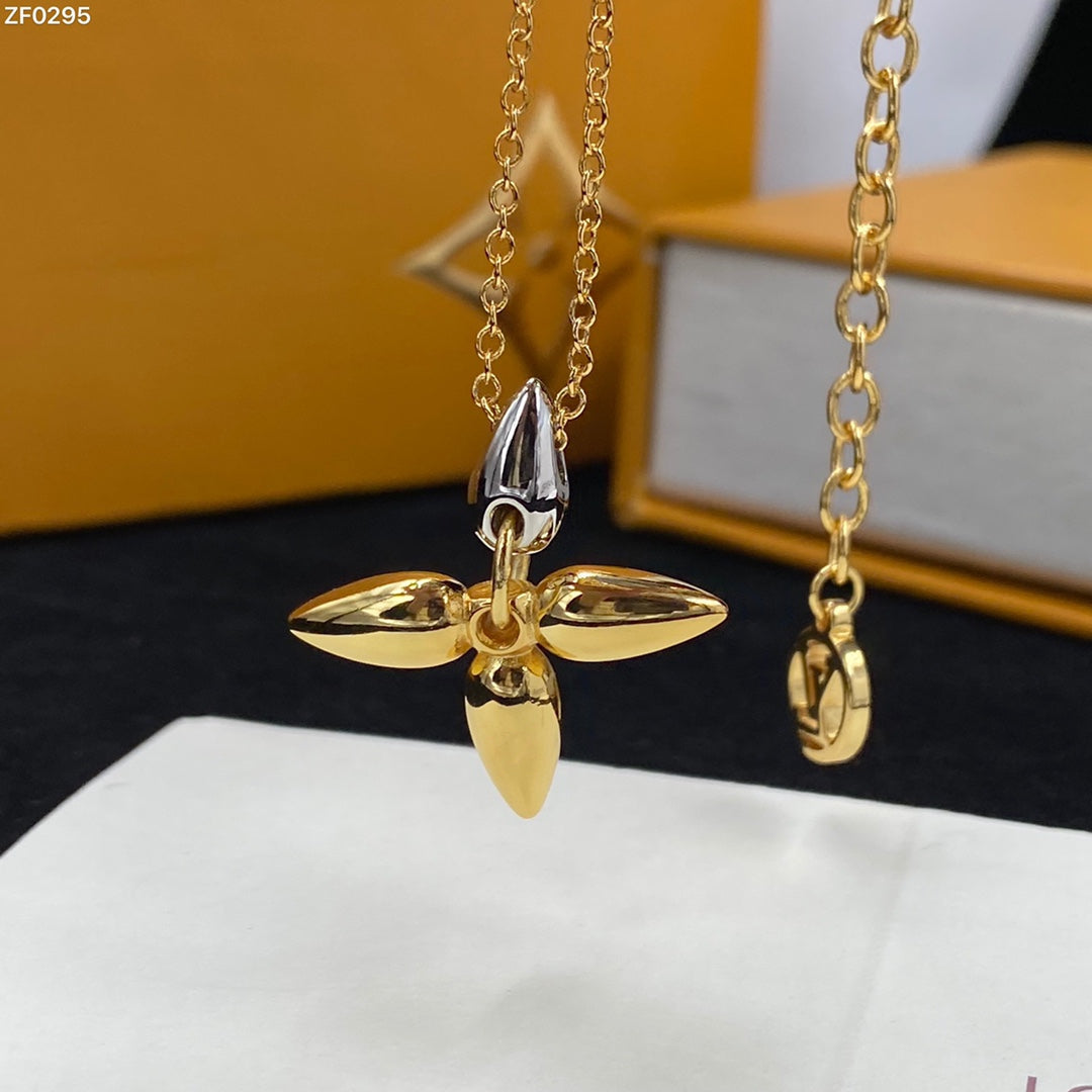 [Clara Jewels]LOUISETTE PEDANT GOLD NECKLACE