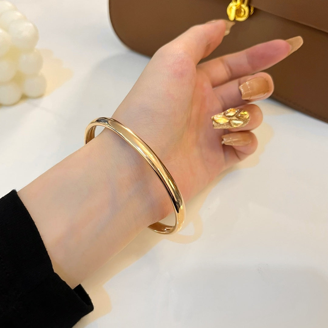 [Clara Jewels]PANTHERE GOLD DIAMOND OPEN BRACELET
