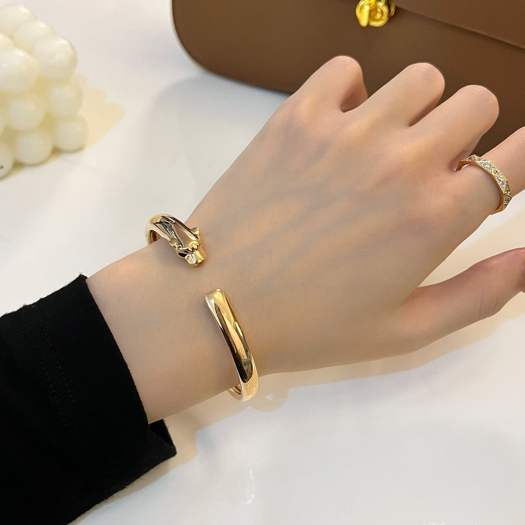 [Clara Jewels]PANTHERE GOLD OPEN BRACELET