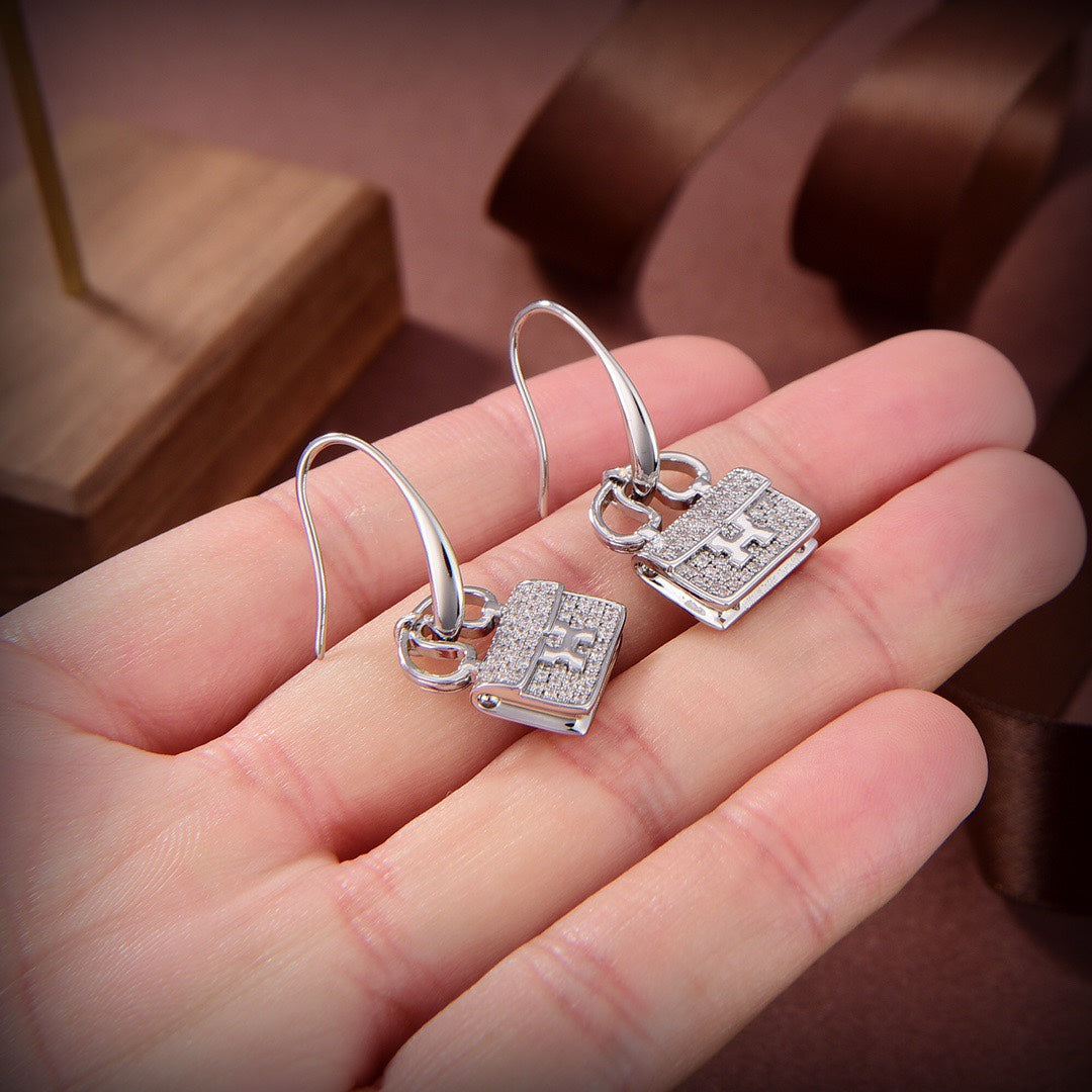 [Clara Jewels]KELLY DIAMOND EARRINGS