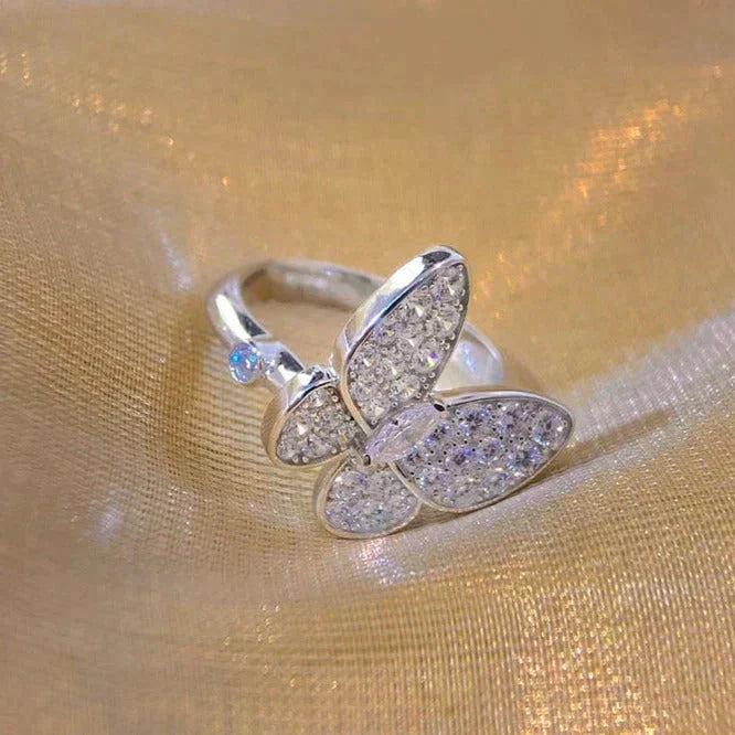 [Clara Jewels]BUTTERFLY DIAMOND RING