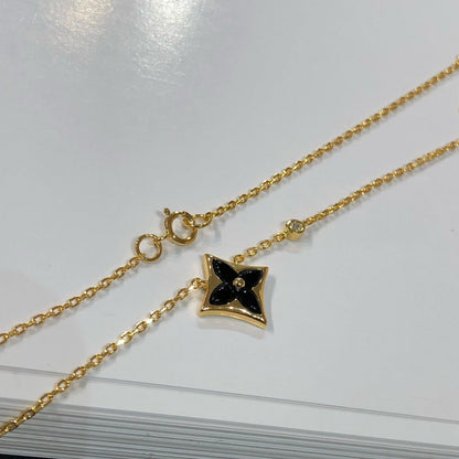 [Clara Jewels]STAR BLACK MOP NECKLACE