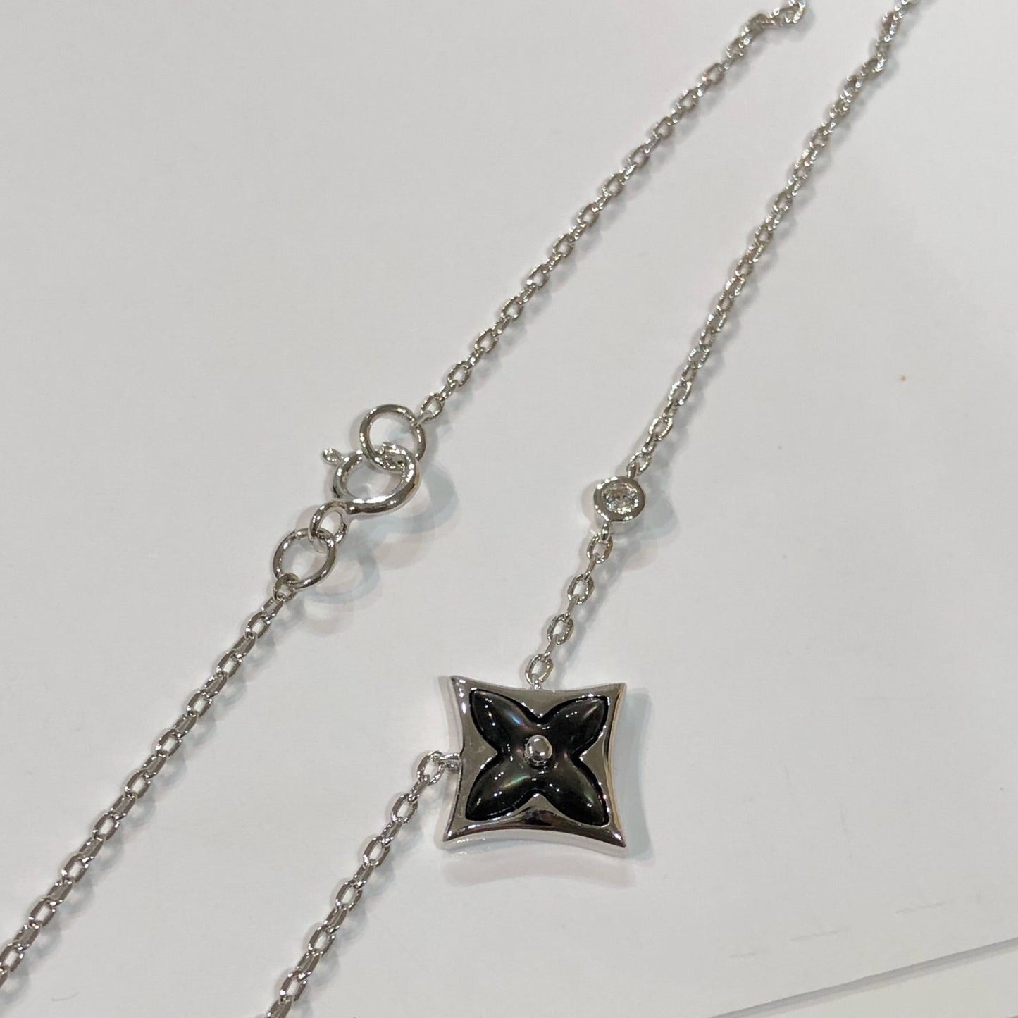 [Clara Jewels]STAR BLACK MOP NECKLACE