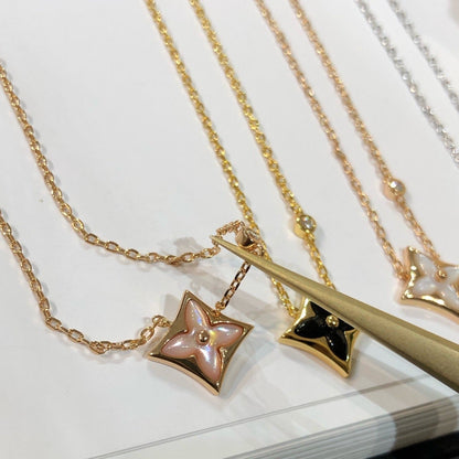 [Clara Jewels]STAR BLACK MOP NECKLACE