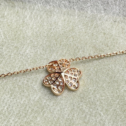 [Clara Jewels]FLOWER DIAMOND NECKLACE