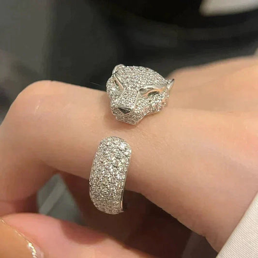 [Clara Jewels]PANTHERE 5.5MM ALL DIAMOND RING