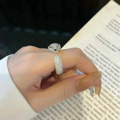 [Clara Jewels]PANTHERE 5.5MM ALL DIAMOND RING
