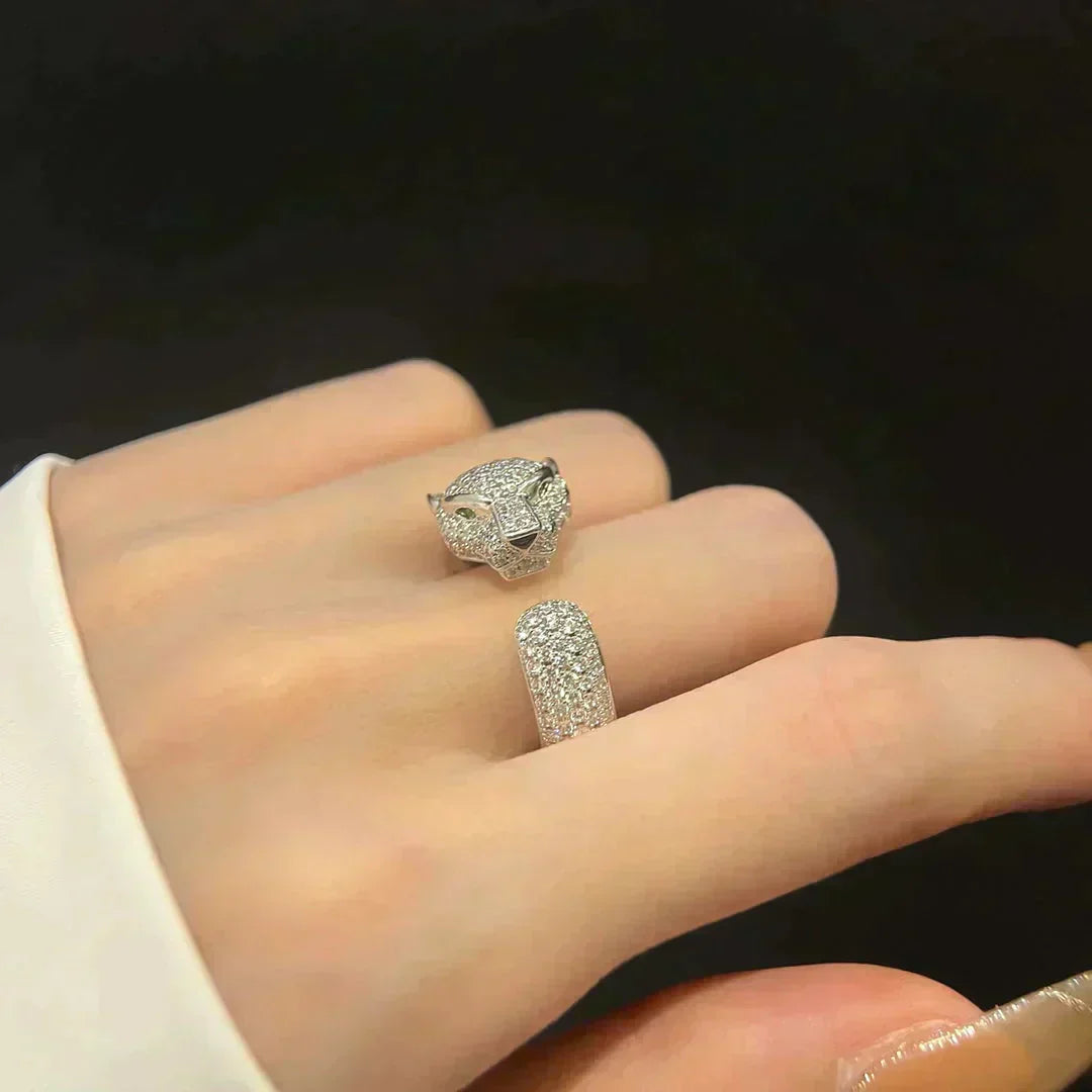 [Clara Jewels]PANTHERE 5.5MM ALL DIAMOND RING