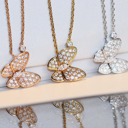[Clara Jewels]BUTTERFLY DIAMOND NECKLACE