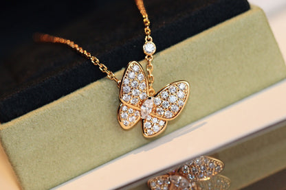 [Clara Jewels]BUTTERFLY DIAMOND NECKLACE