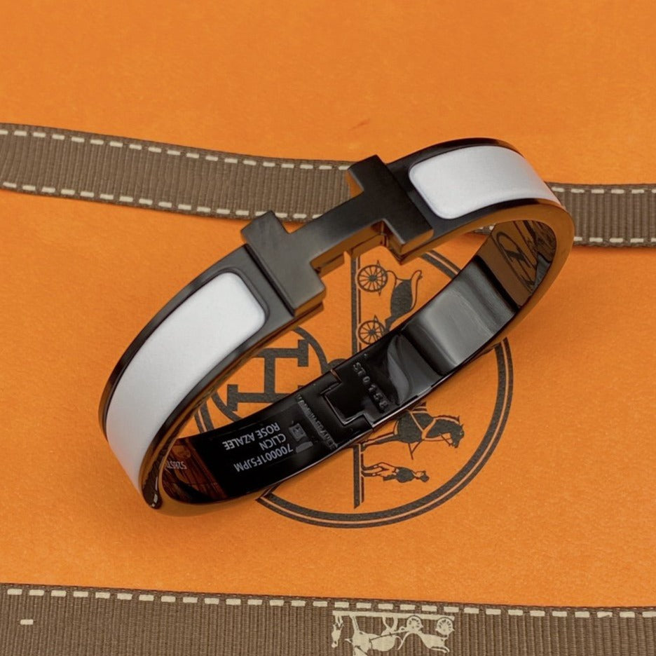 [Clara Jewels]H BRACELET 12MM BLACK WHITE CERAMIC