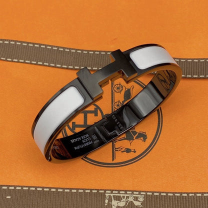 [Clara Jewels]H BRACELET 12MM BLACK WHITE CERAMIC