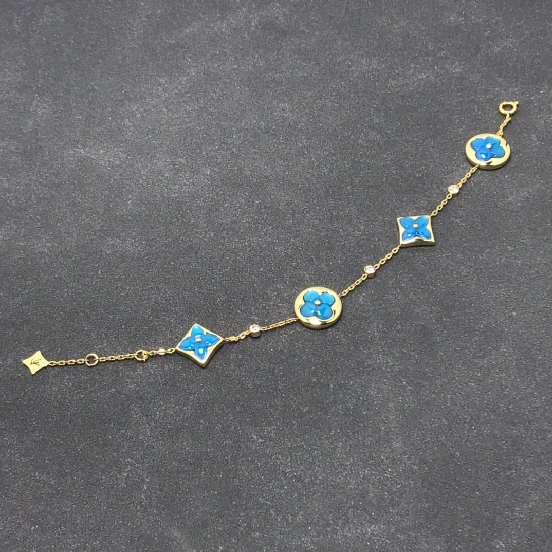 [Clara Jewels]STAR AND SUN TURQUOISE 4 MOTIFS 3 DIAMONDS