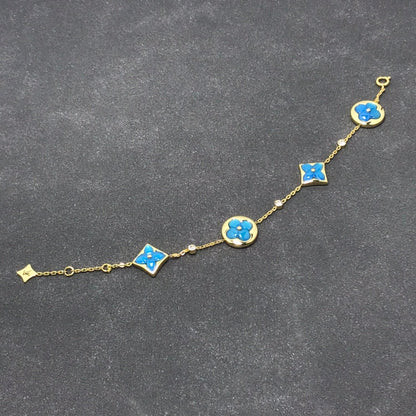 [Clara Jewels]STAR AND SUN TURQUOISE 4 MOTIFS 3 DIAMONDS