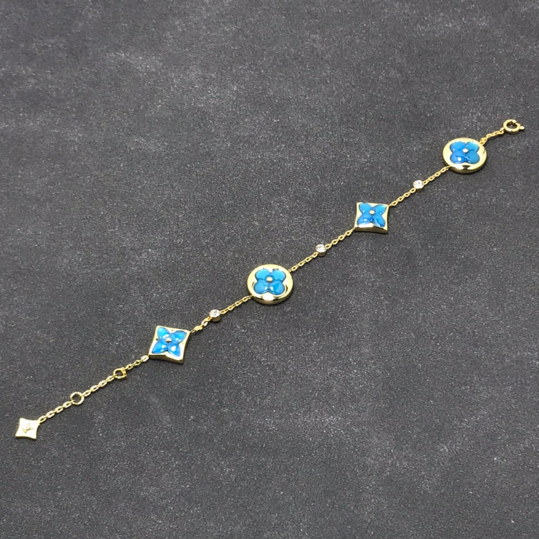 [Clara Jewels]STAR AND SUN TURQUOISE 4 MOTIFS 3 DIAMONDS