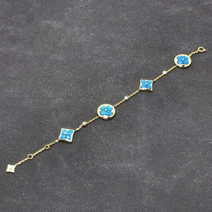 [Clara Jewels]STAR AND SUN TURQUOISE 4 MOTIFS 3 DIAMONDS