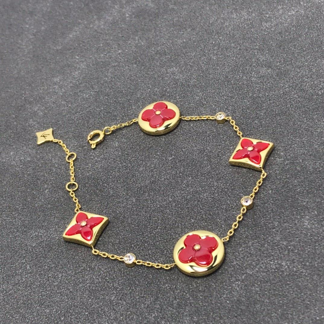 [Clara Jewels]STAR AND SUN CARNELIAN 4 MOTIFS 3 DIAMONDS