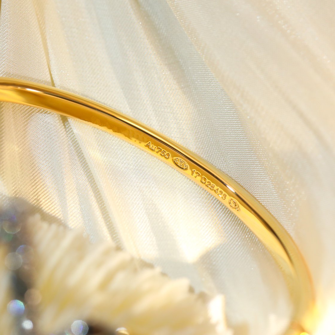 [Clara Jewels]VOLTE UPSITE DOWN GOLD DIAMOND BRACELET