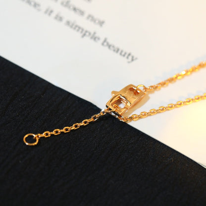 [Clara Jewels]STAR AND SUN DIAMOND PINK GOLD NECKLACE