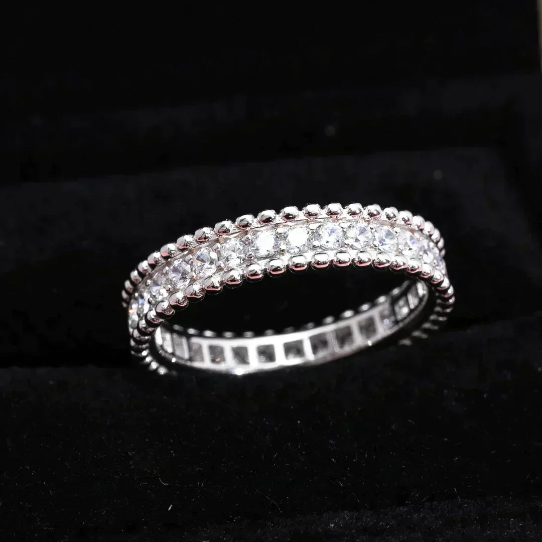 [Clara Jewels]PERLEE DIAMOND SILVER RING