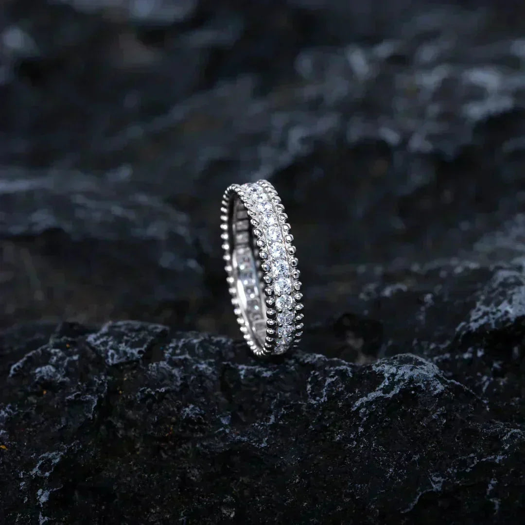 [Clara Jewels]PERLEE DIAMOND SILVER RING