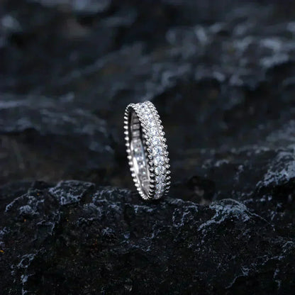 [Clara Jewels]PERLEE DIAMOND SILVER RING