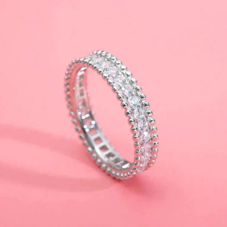 [Clara Jewels]PERLEE DIAMOND SILVER RING