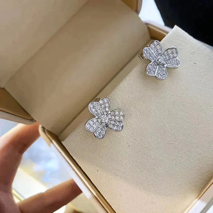 [Clara Jewels]CLOVER COMOS DIAMOND EARRINGS SILVER