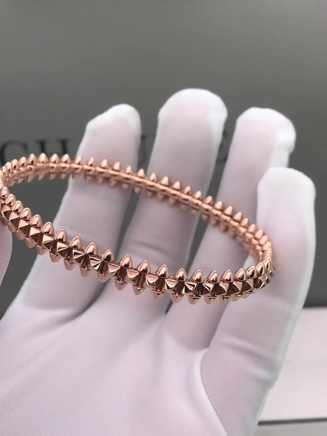 [Clara Jewels]CLASH PINK GOLD BRACELET