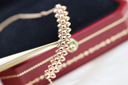 [Clara Jewels]CLASH PINK GOLD NECKLACE