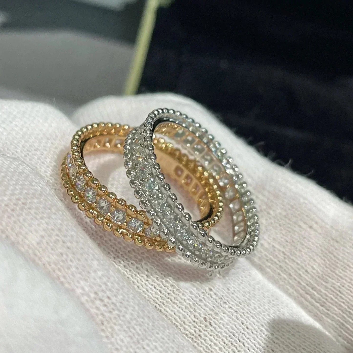 [Clara Jewels]PERLEE DIAMOND ROSE GOLD RING