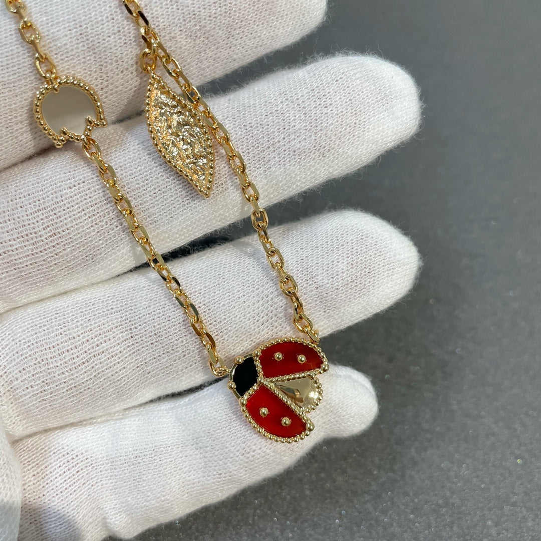 [Clara Jewels]LUCKY SPRING 15 MOTIFS GOLD NECKLACE